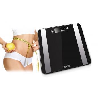 comprar BASCULA BA&Ntilde;O CON MEDIDOR CORPORAL SOGO